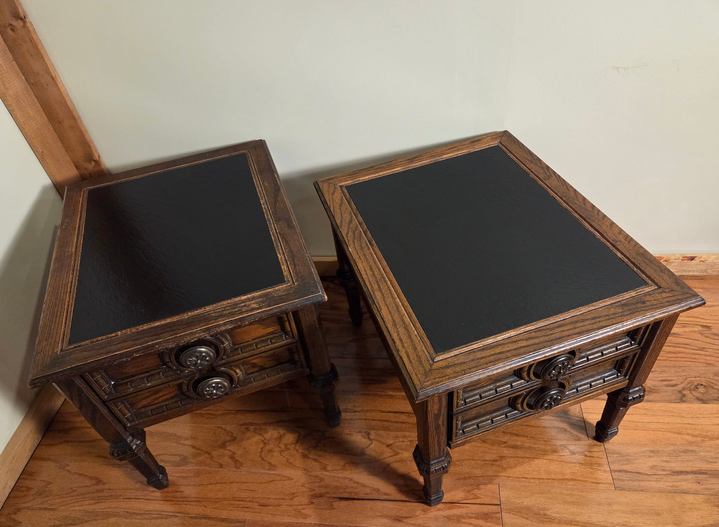 *SOLD* Coffee Tables - Twin End Tables With Drawer