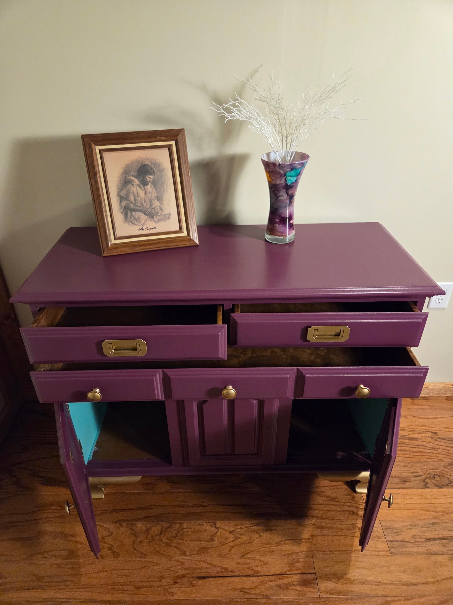 "The Royal Roman" - Vintage Dresser - TV Stand - Cabinet - Buffet