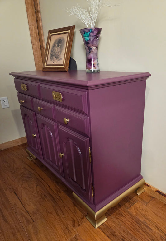 *SOLD* "The Royal Roman" - Vintage Dresser - TV Stand - Cabinet - Buffet