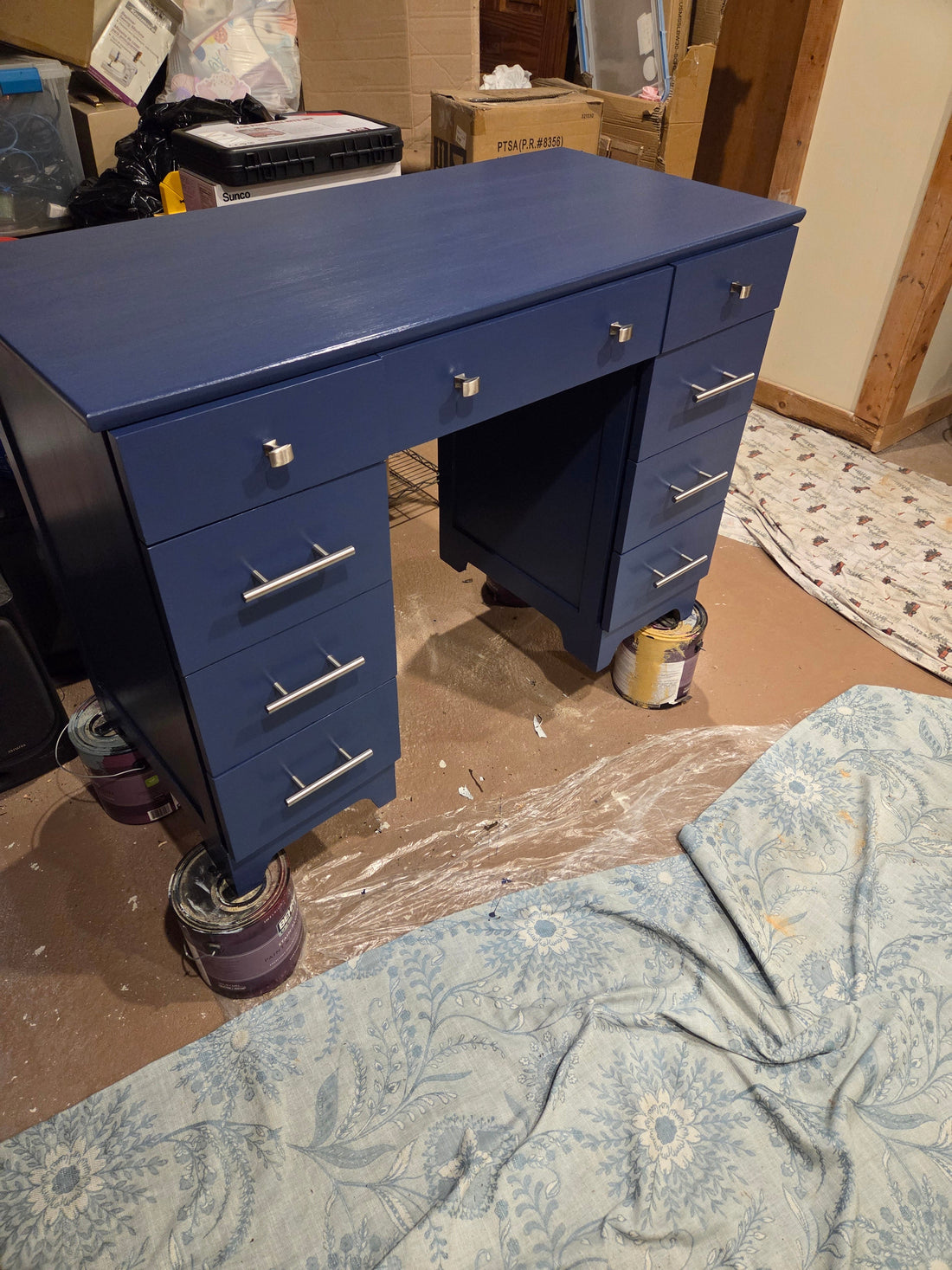 The Hi-Gloss Desk — A Modern Transformation