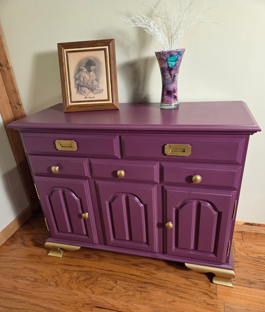 "The Royal Roman" - Vintage Dresser - TV Stand - Cabinet - Buffet