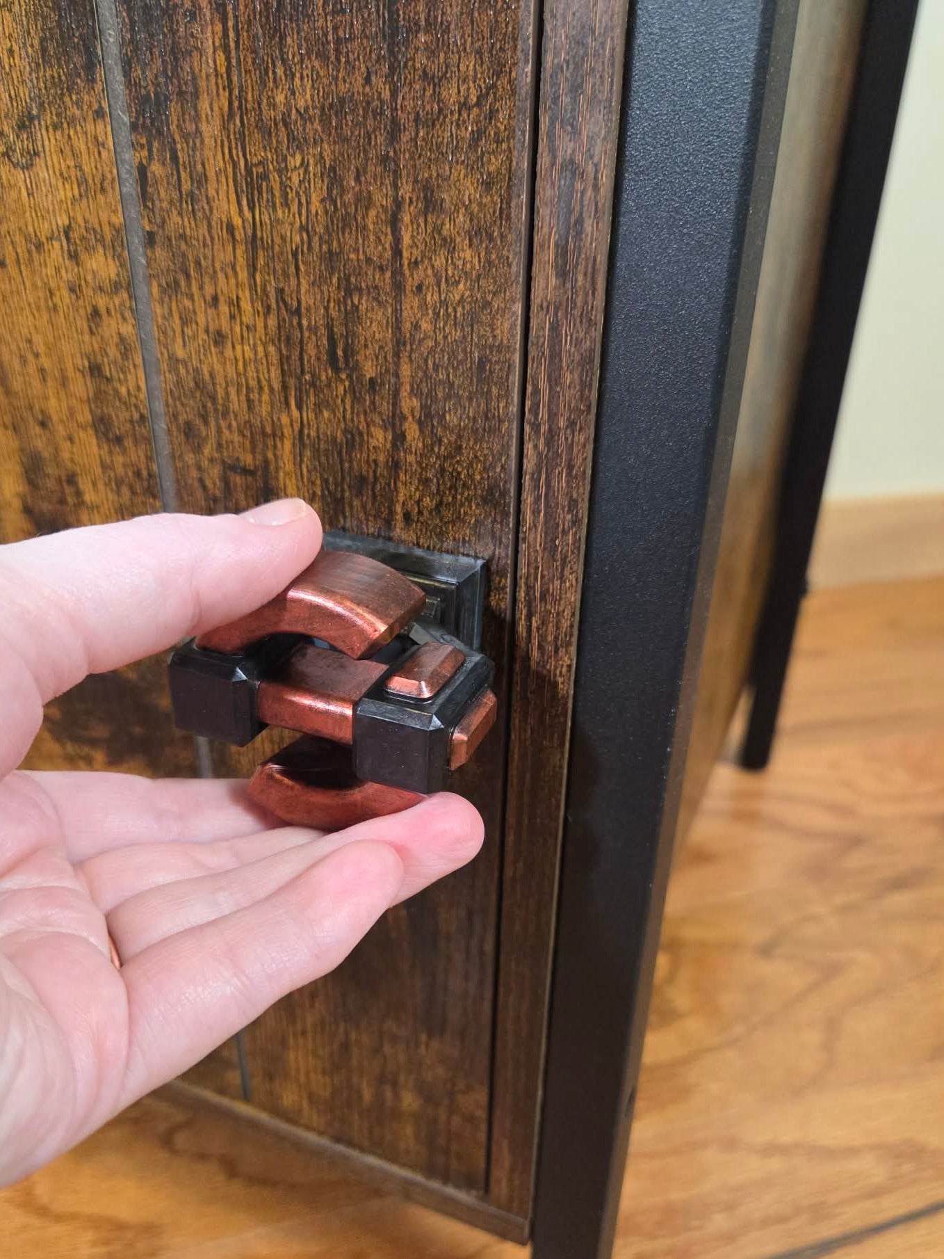 Formed Copper Industrial Cabinet Knob