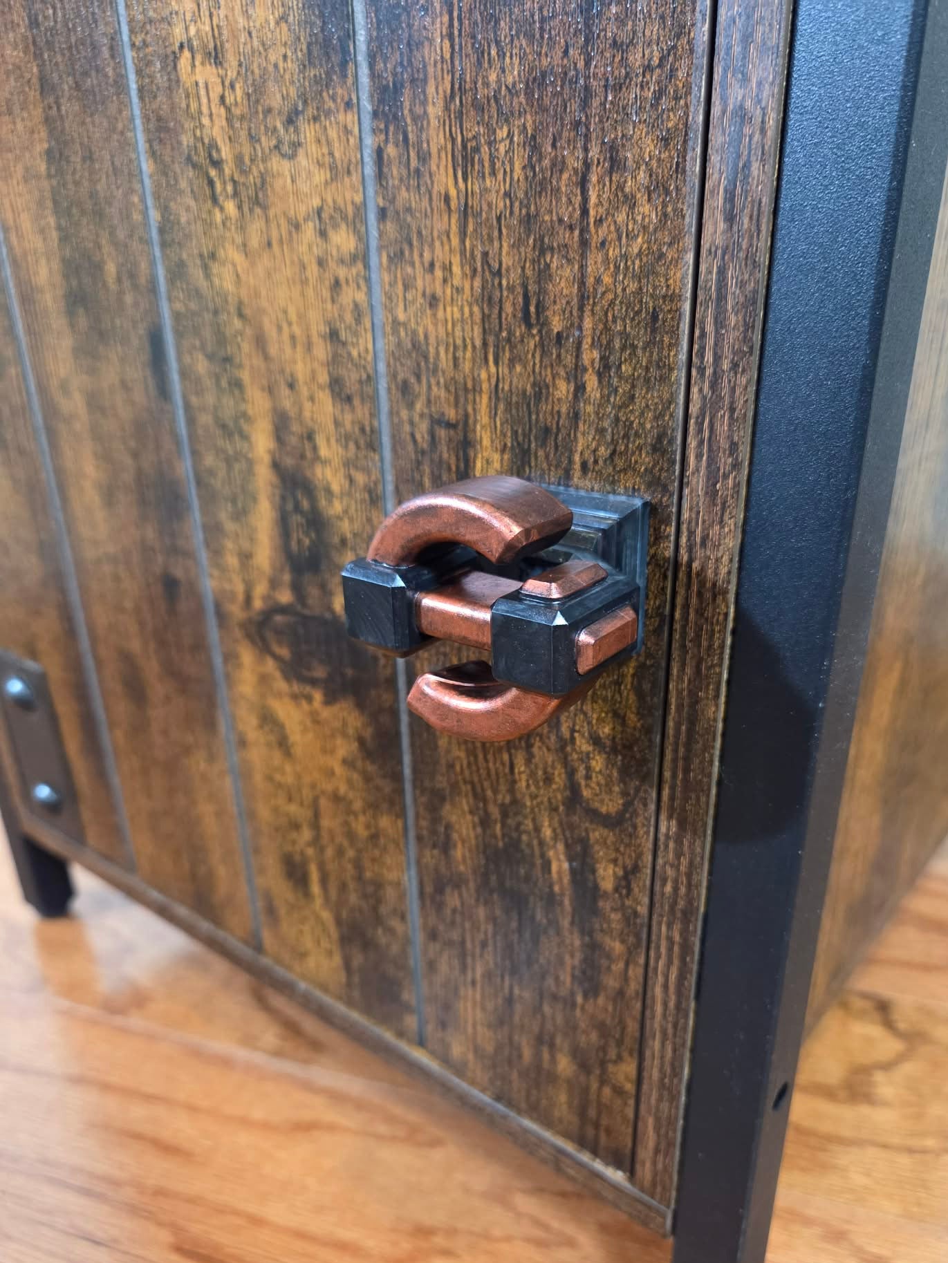 Formed Copper Industrial Cabinet Knob