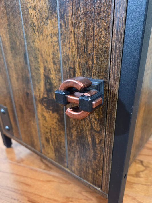 Formed Copper Industrial Cabinet Knob